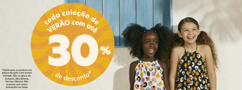 Ganhe 30% de desconto em roupas multi marcas! Utilize o cupom