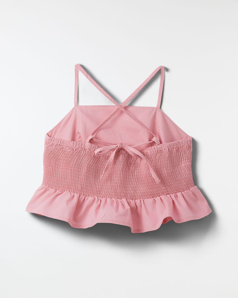 Top Liso Rosa