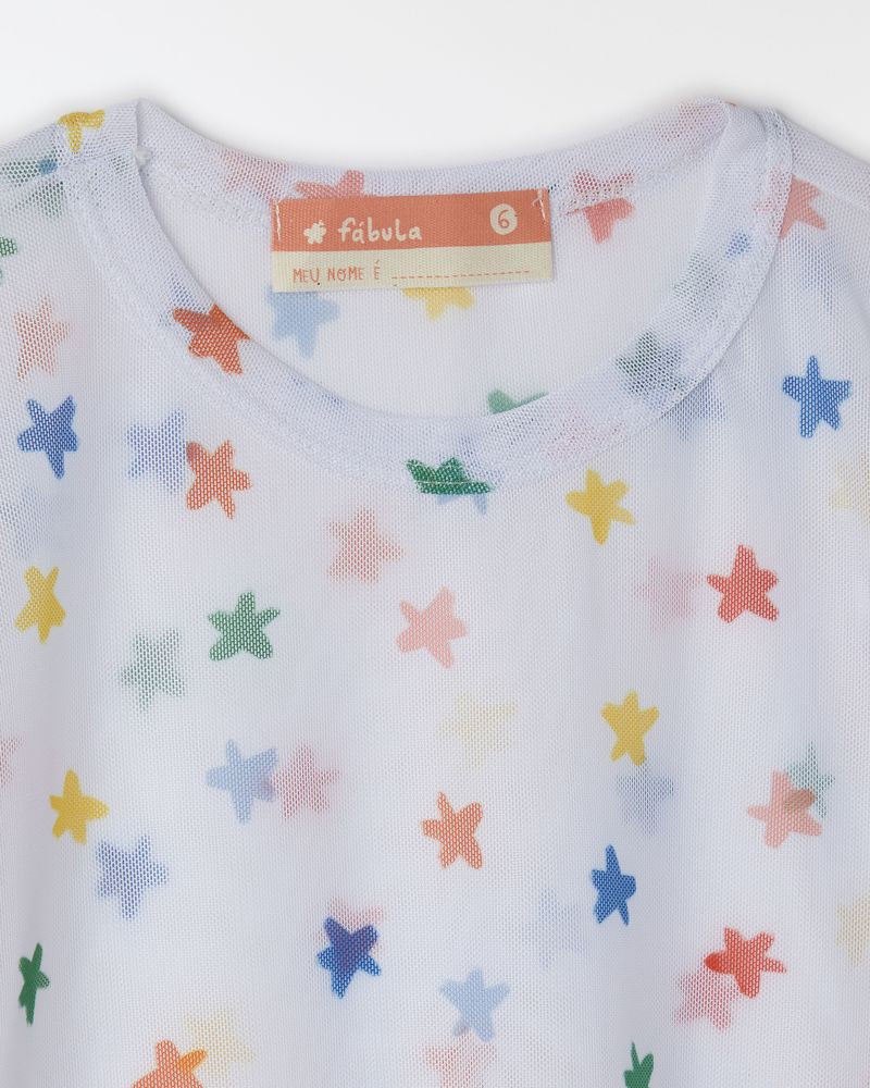 Blusa Tule Estrelitas