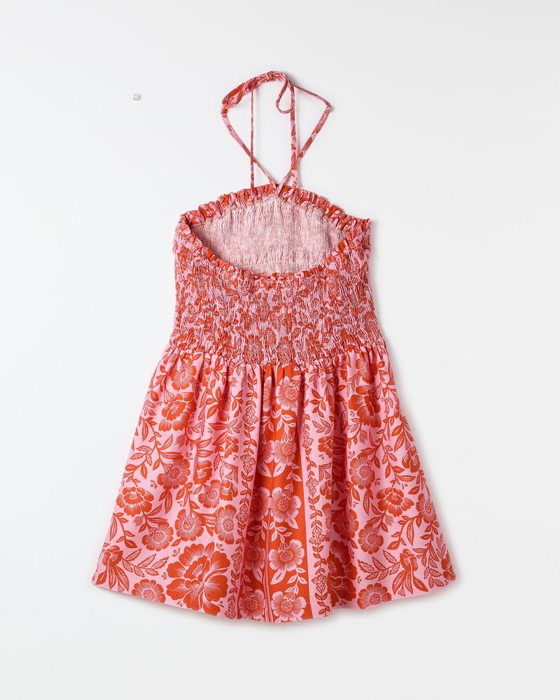 Vestido Jardim Romance Rosa