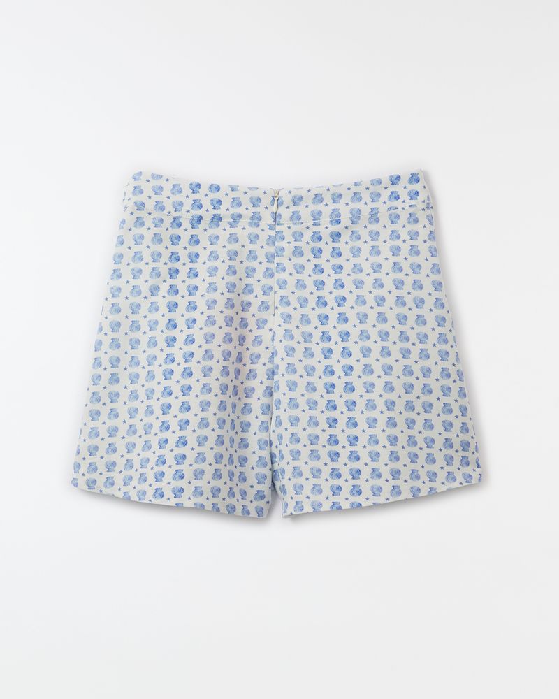 Short Saia Concha Estrelas