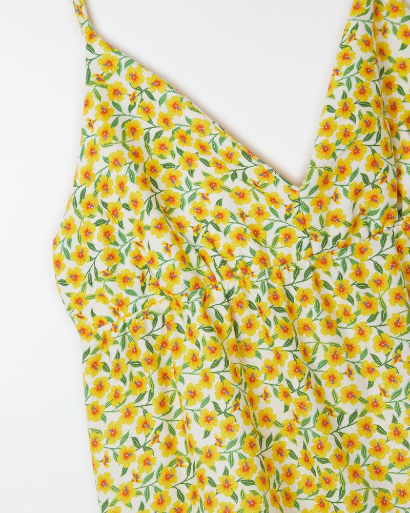 Vestido Hibiscos Mini