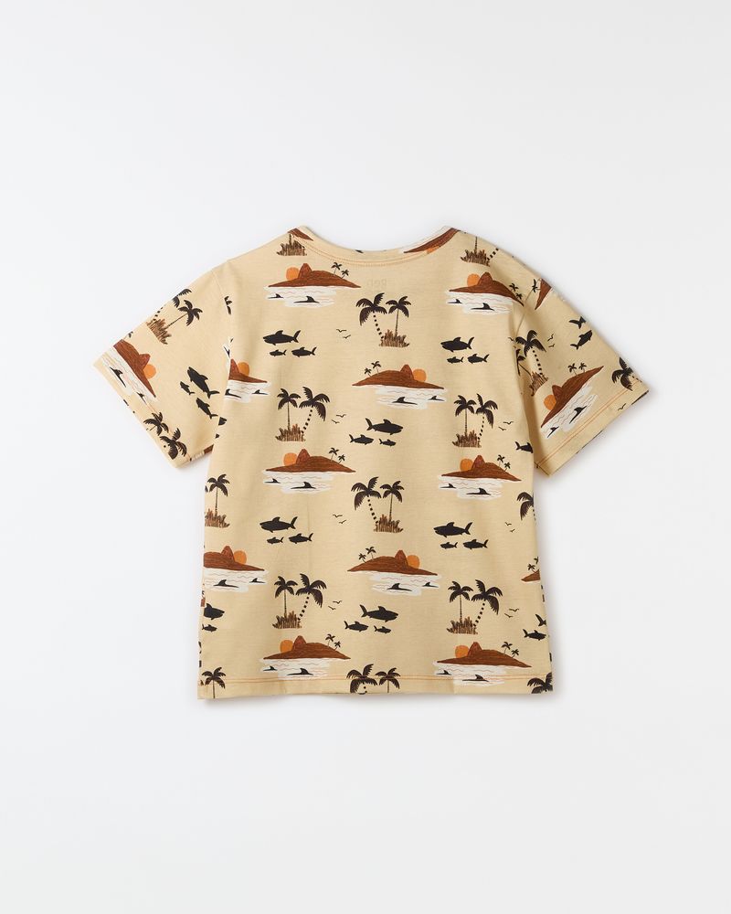 Camiseta Malha Ilha Perigosa