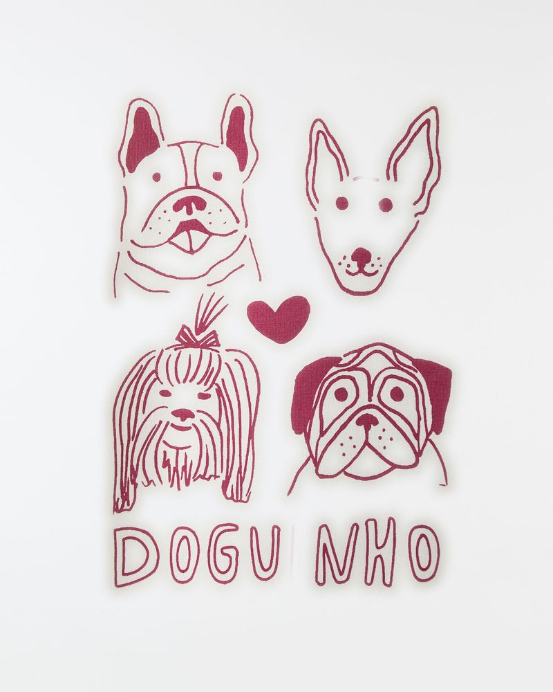 Camiseta Silk Doguinhos