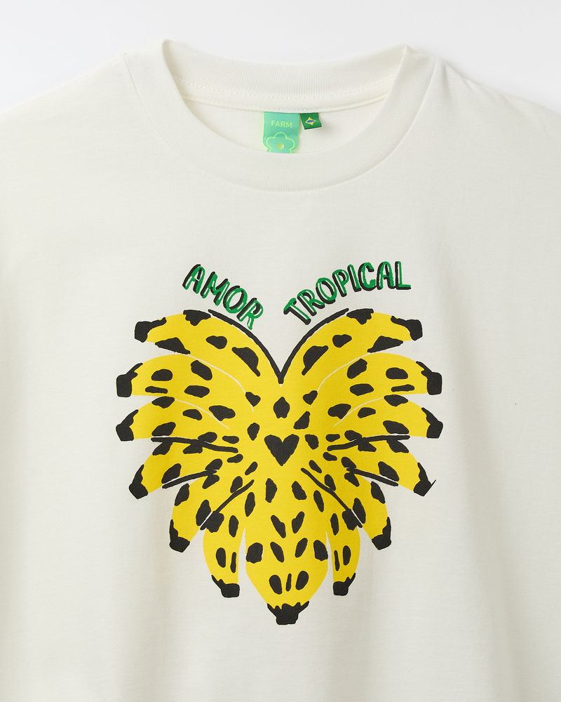 Camiseta Silk Amor Tropical