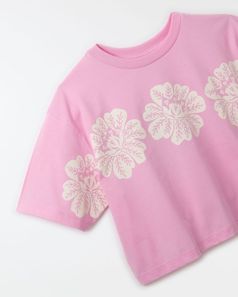 Camiseta Silk Paraiso Floral